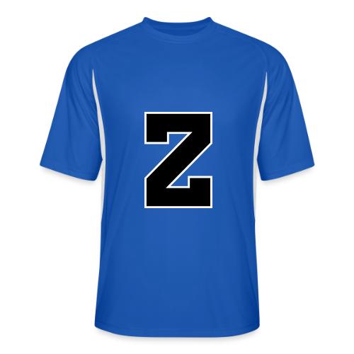 Varsity Letter Z Athletic Font Design - Men’s Cooling Performance Color Blocked Jersey