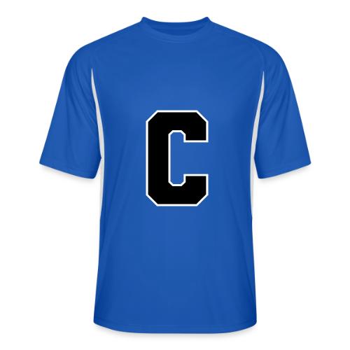 Varsity Letter C Collegiate Monogram - Men’s Cooling Performance Color Blocked Jersey