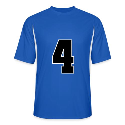 Varsity Number 4 College Style - Men’s Cooling Performance Color Blocked Jersey