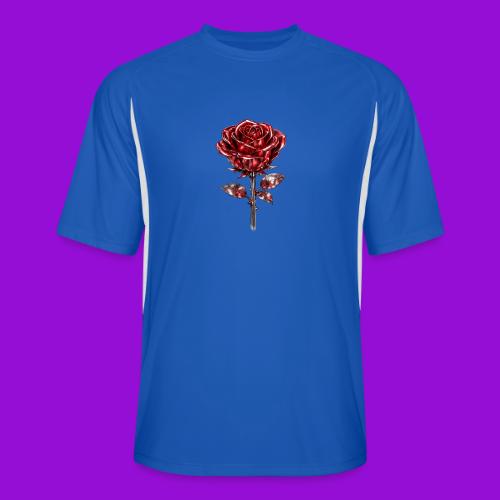 2 Set - Silver and Gold Roses - Men’s Cooling Performance Color Blocked Jersey