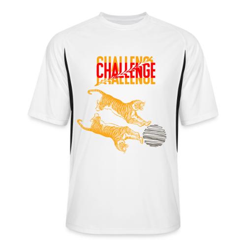 Double tiger fashion, jungle feline animals. - Men’s Cooling Performance Color Blocked Jersey