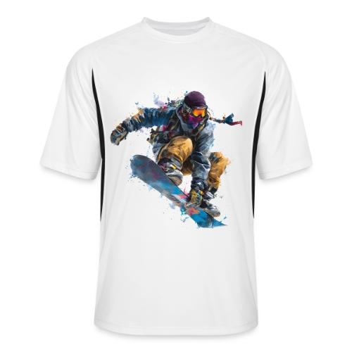 Snowboarding: Splash of Speed - Men’s Cooling Performance Color Blocked Jersey