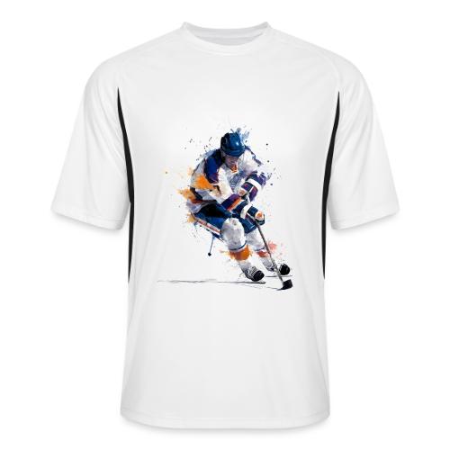 Hockey: Icy Streaks - Men’s Cooling Performance Color Blocked Jersey