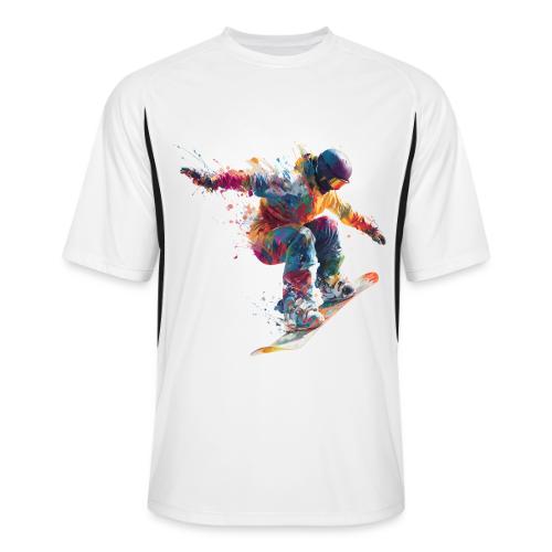 Snowboarding: Frozen Flight - Men’s Cooling Performance Color Blocked Jersey