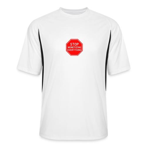 STOP MONETIZING EVERYTHING - Men’s Cooling Performance Color Blocked Jersey