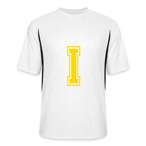 Letter I – Capital Athletic Alphabet Monogram - Men’s Cooling Performance Color Blocked Jersey
