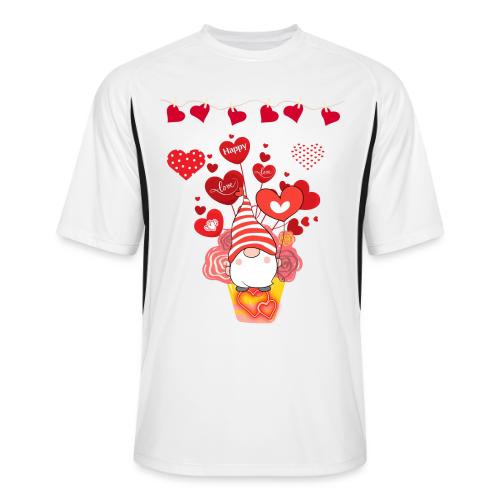 Design wrapped in love hearts, vibrating in love. - Men’s Cooling Performance Color Blocked Jersey