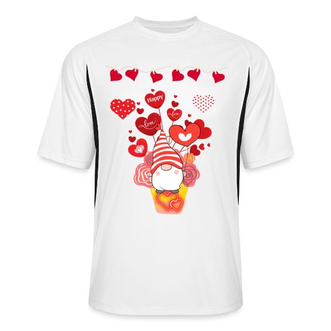 Design wrapped in love hearts, vibrating in love.