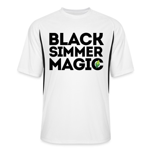Black Simmer Magic #2 - Men’s Cooling Performance Color Blocked Jersey