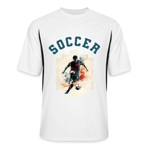 Soccer Mode On - Men’s Cooling Performance Color Blocked Jersey