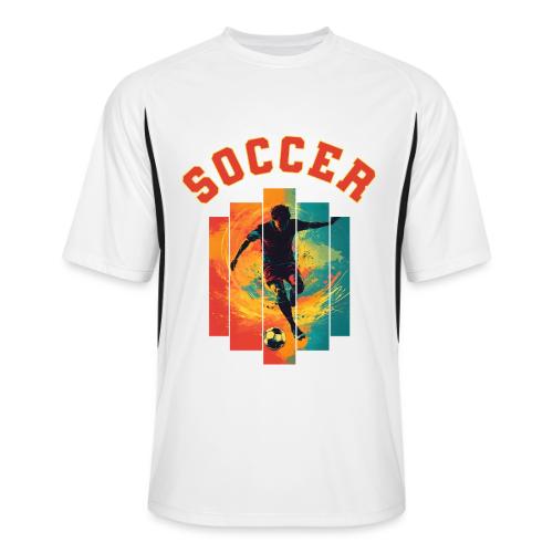 Soccer Heartbeat - Men’s Cooling Performance Color Blocked Jersey