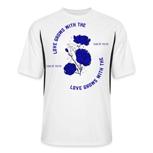 Love Grows With The Sun Of Faith - Men’s Cooling Performance Color Blocked Jersey