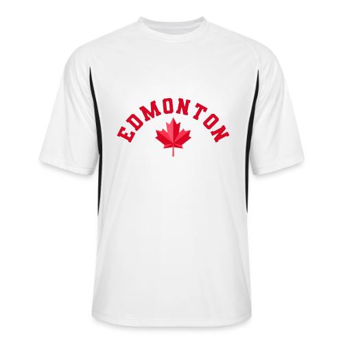 Edmonton with maple leaf - Men’s Cooling Performance Color Blocked Jersey