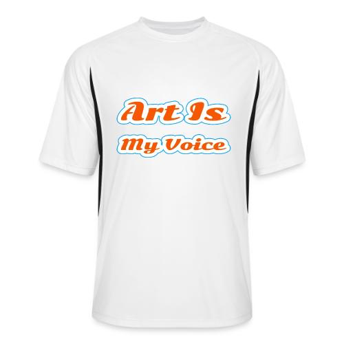 Art Is My Voice — Express Yourself Script - Men’s Cooling Performance Color Blocked Jersey