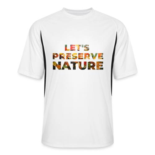 Let's Preserve Nature - Men’s Cooling Performance Color Blocked Jersey