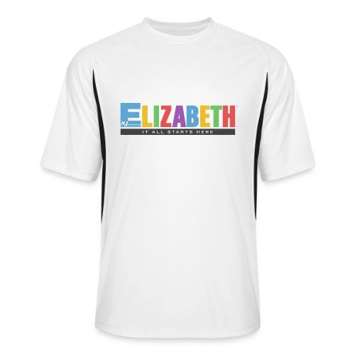 Elizabeth It All Starts Here Logo Landscape - Men’s Cooling Performance Color Blocked Jersey