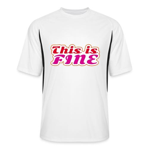This Is Fine - Men’s Cooling Performance Color Blocked Jersey