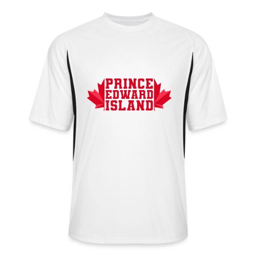 Prince Edward Island with maple leaf - Men’s Cooling Performance Color Blocked Jersey