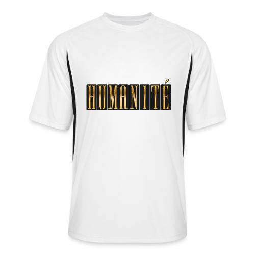 Humanity in Golden Letters - Men’s Cooling Performance Color Blocked Jersey