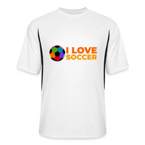 I Love Soccer - Men’s Cooling Performance Color Blocked Jersey