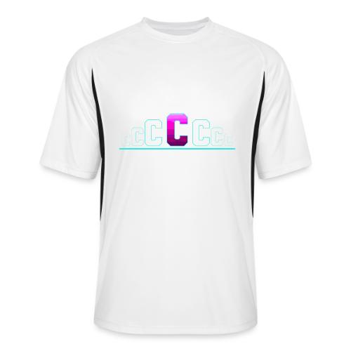 Letter C – Capital Varsity Alphabet Monogram - Men’s Cooling Performance Color Blocked Jersey