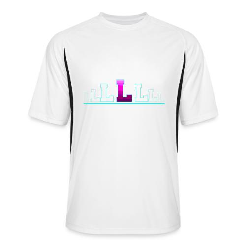 Letter L – Capital Varsity Alphabet Monogram - Men’s Cooling Performance Color Blocked Jersey