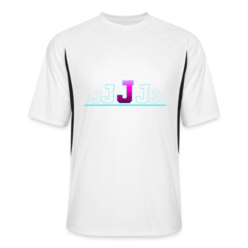 Letter J – Capital Varsity Alphabet Monogram - Men’s Cooling Performance Color Blocked Jersey