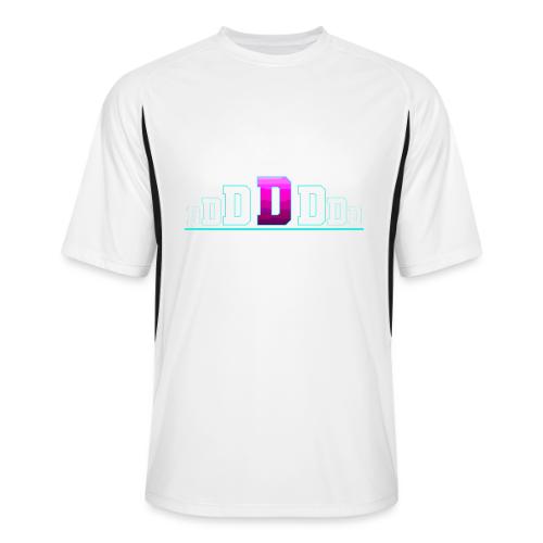 Letter D – Capital Varsity Alphabet Monogram - Men’s Cooling Performance Color Blocked Jersey