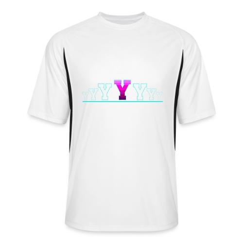 Letter Y – Capital Varsity Alphabet Monogram - Men’s Cooling Performance Color Blocked Jersey