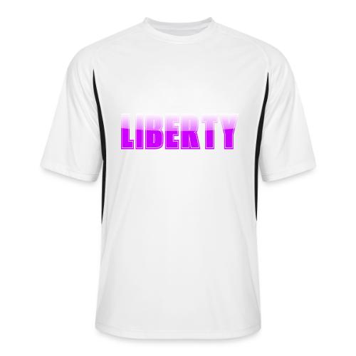 Liberty Typography Graphic Design - Men’s Cooling Performance Color Blocked Jersey