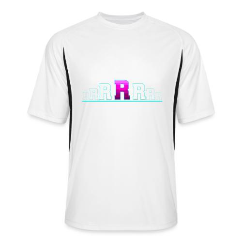 Letter R – Capital Varsity Alphabet Monogram - Men’s Cooling Performance Color Blocked Jersey
