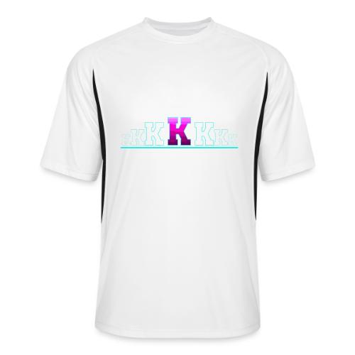 Letter K – Capital Varsity Alphabet Monogram - Men’s Cooling Performance Color Blocked Jersey