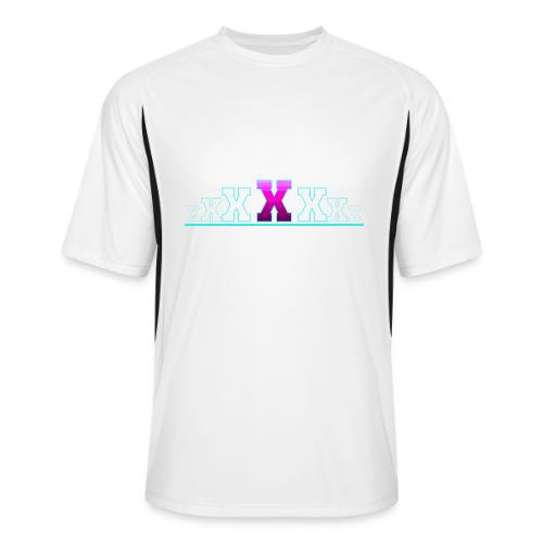 Letter X – Capital Varsity Alphabet Monogram - Men’s Cooling Performance Color Blocked Jersey