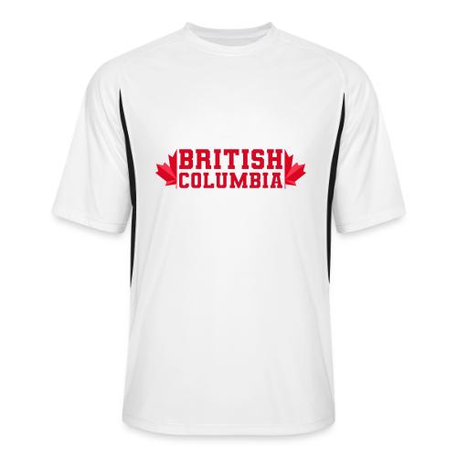 British Columbia with maple leaf - Men’s Cooling Performance Color Blocked Jersey