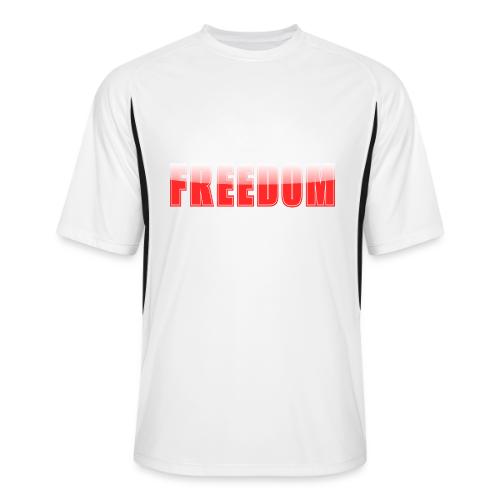 Freedom Typography Design - Men’s Cooling Performance Color Blocked Jersey