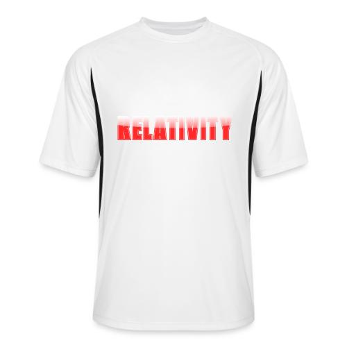 Relativity Science Typography Design - Men’s Cooling Performance Color Blocked Jersey
