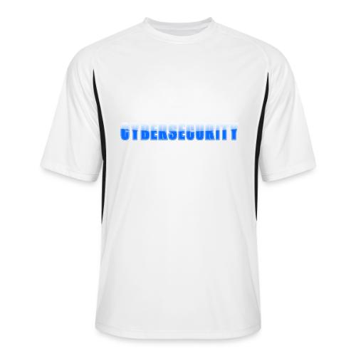 Cybersecurity Word Art Design - Men’s Cooling Performance Color Blocked Jersey