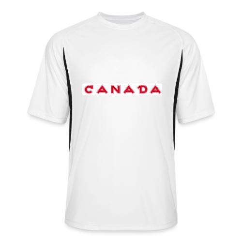 Canada, red letters on white background - Men’s Cooling Performance Color Blocked Jersey