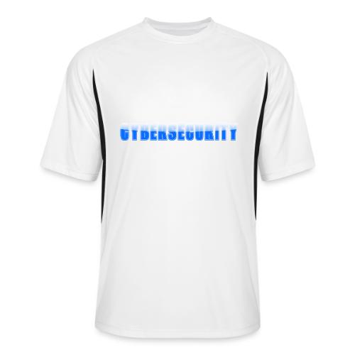 Cybersecurity Word Art Design - Men’s Cooling Performance Color Blocked Jersey