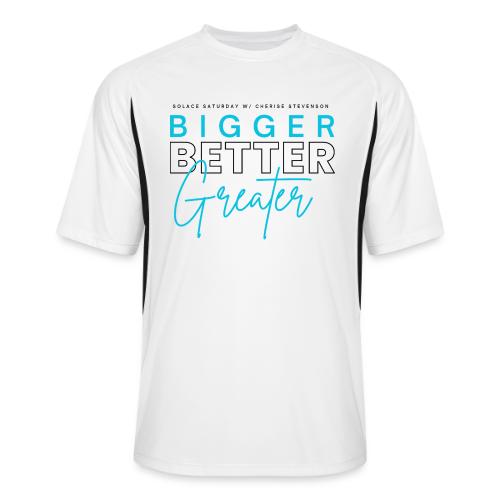 BIGGER BETTER GREATER - Men’s Cooling Performance Color Blocked Jersey