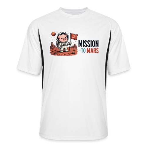 Mission To Mars Space Pig - Men’s Cooling Performance Color Blocked Jersey