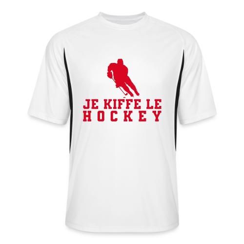 I love hockey - Men’s Cooling Performance Color Blocked Jersey