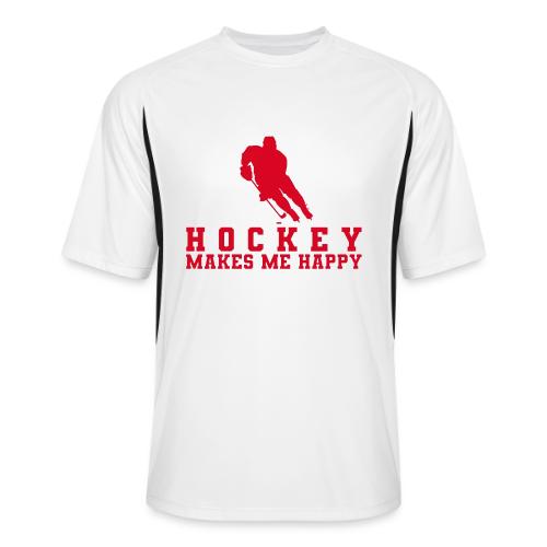 Hockey makes me happy - Men’s Cooling Performance Color Blocked Jersey