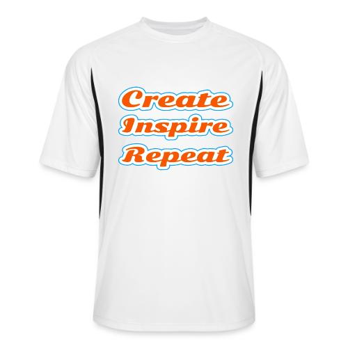Create, Inspire, Repeat — Artist Life Script - Men’s Cooling Performance Color Blocked Jersey