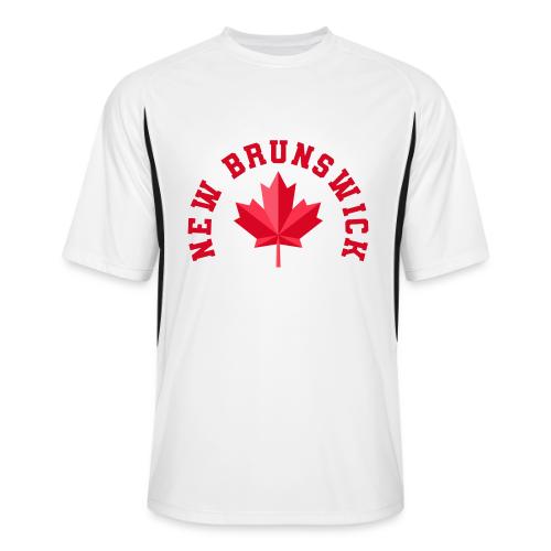 New Brunswick with maple leaf - Men’s Cooling Performance Color Blocked Jersey