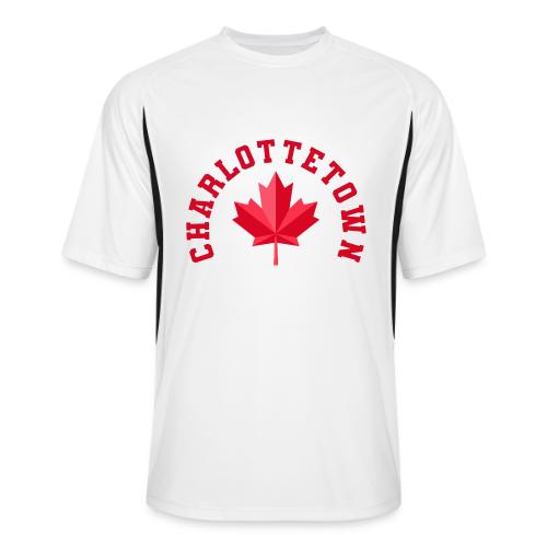 Charlottetown with maple leaf - Men’s Cooling Performance Color Blocked Jersey
