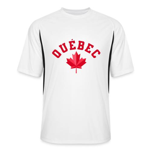 Quebec with maple leaf - Men’s Cooling Performance Color Blocked Jersey