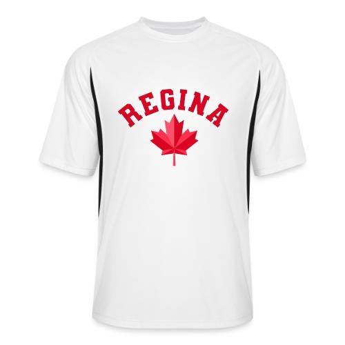 Regina with maple leaf - Men’s Cooling Performance Color Blocked Jersey
