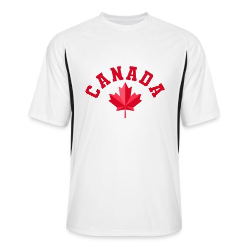Canada with maple leaf - Men’s Cooling Performance Color Blocked Jersey
