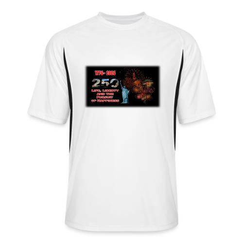 1776 - 2026 - 250 Years USA | Fireworks - Men’s Cooling Performance Color Blocked Jersey